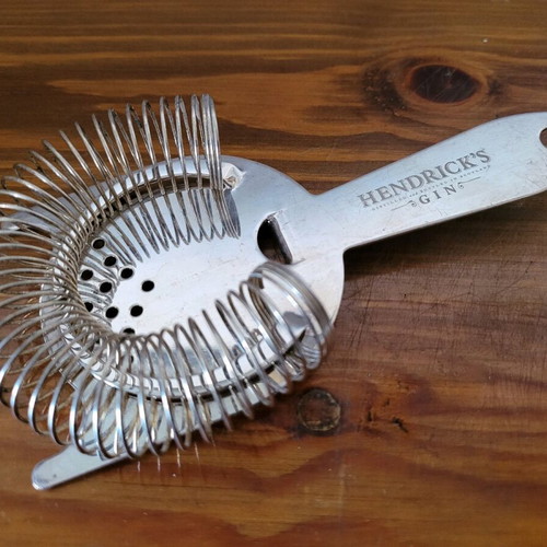 Hendrick's Bonzer gin strainer silver plated used