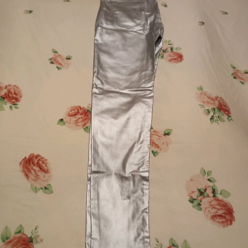 Silver Pull & Bear pants like new, five-pocket, skinny fit