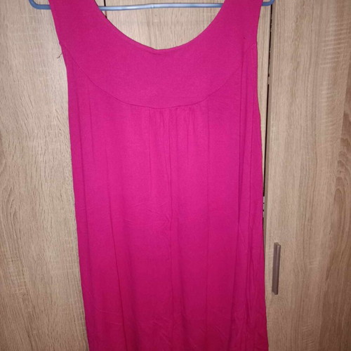 Magenta casual dress used, size XXL, pink