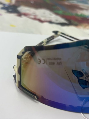 Statement sunglasses rainbow lens new
