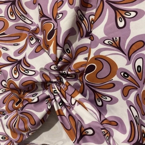 Set palazzo pants crop top printed new, purple