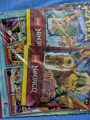 Lego Ninjago closed pack with figures and magazine new