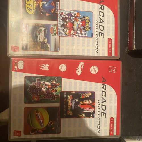 Arcade Collection 2x disks with 6 games like new for PC
