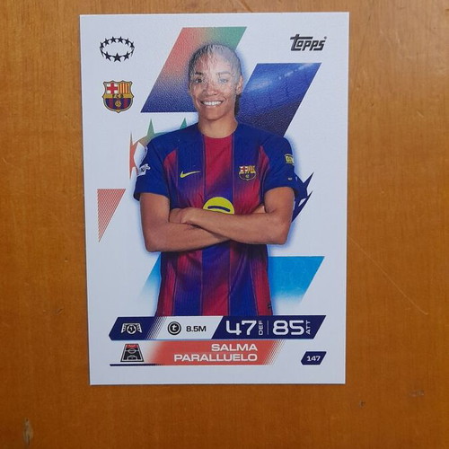 Topps card match Ataxx Salma Parraluelo new