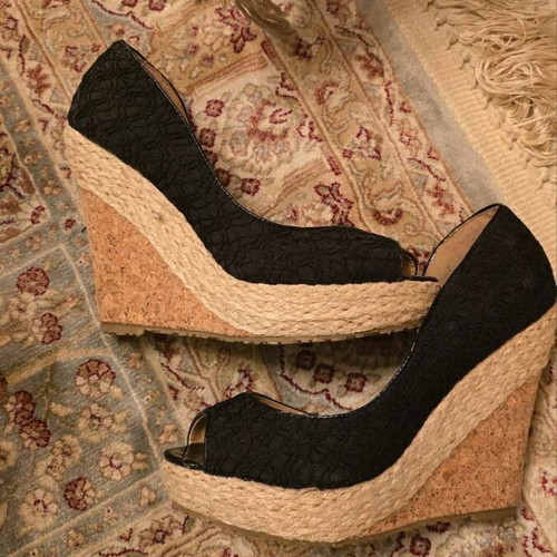 Migato platform shoes size 39 like new, black
