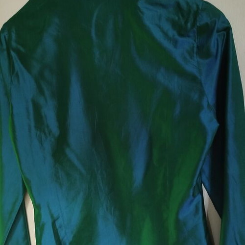 Silk shirt French Connection size S like new, petrol color