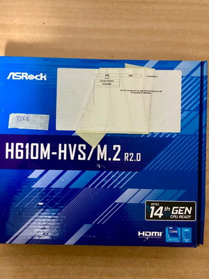 Asrock H610M-HVS/M.2 μητρική πλακέτα μεταχειρισμένη, μη λειτουργική για ανταλλακτικά ή σέρβις