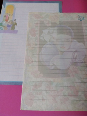 Vintage letter papers like new