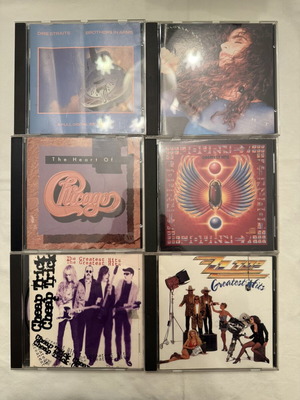Συλλογή Classic Rock & Pop CD σαν καινούργιο, 8 άλμπουμ