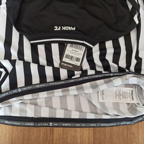 PAOK Thessaloniki soccer jersey original Macron new 2020-2021