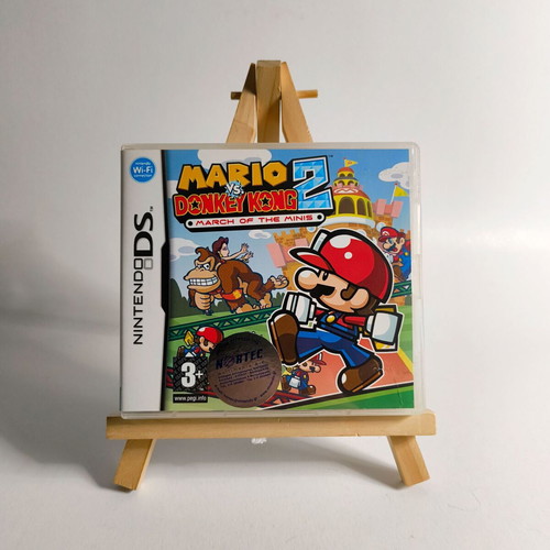 Mario Vs Donkey Kong 2 March of the Minis Nintendo DS case and manual used, no game