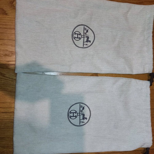 Hermes 2 new dust bag cases for bag or shoes