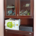 Single unit with drawer and cabinets used