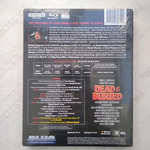 Dead & Buried Limited Edition 4K UHD + Blu-ray + CD with English subtitles