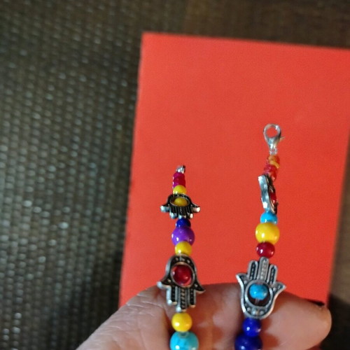 Ethnic bracelets new, colorful, set of 2 pieces