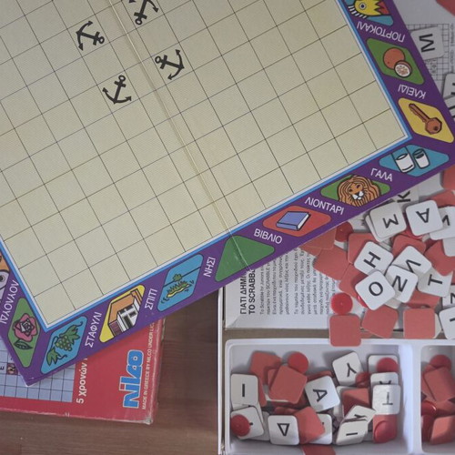 Scrabble For Juniors vintage board game Nilco Spear's Games