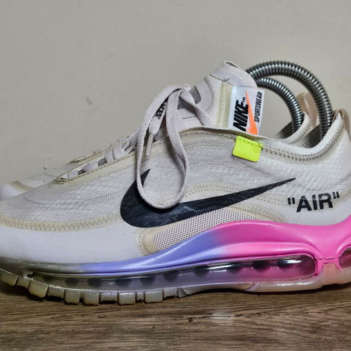 Nike Serena Williams x Off-White x Air Max 97 OG Queen sneakers like new, women's multicolor
