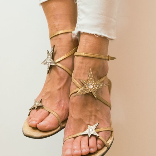 Anastazi Bournazos heels 10 cm used with Swarowski crystals