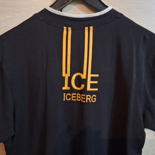 Iceberg vintage collectible T-shirt used, elastic logo front and back