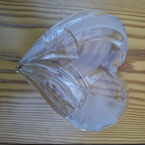 Crystal double bowl used