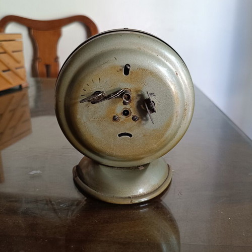 JAZ French Mechanical Alarm Clock used, 1950–1960 vintage