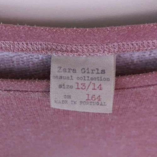 Zara kids sweatshirt 164 cm like new, pink