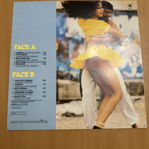 Lambada Kaoma vinyl record, 1989 Latin music