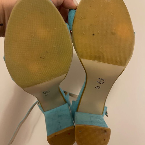 Bozikis sandals used, turquoise, size 37