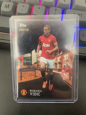 Manchester United Numbered Card Topps