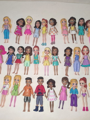 Polly Pocket dolls pack of 30, used