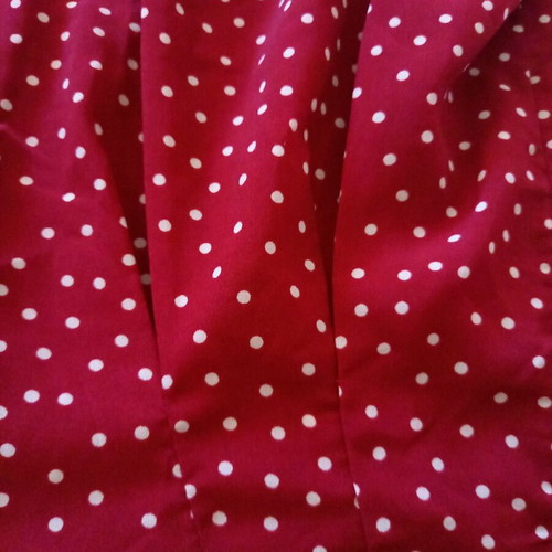 Skort polka dot red/burgundy new, size M 38 10
