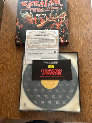 Karajan Berlin Philharmonic Vinyl Box Set new, classical