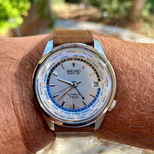 Seiko World Time Vintage 1968 like new Asian Games model