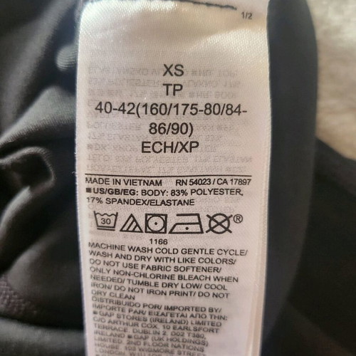 Gap Fit Studio black warm leggings xs like new
