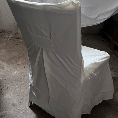 Chair covers used for receptions, ecru, pack of 140 pcs