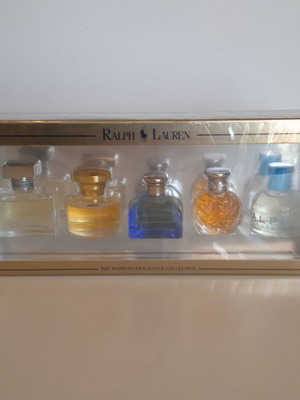 Ralph Lauren set of 5 collectible vintage fragrance miniatures new