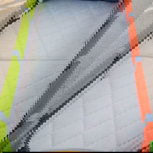 Παρκοκρέβατο Carello 2 επιπέδων με στρώμα Grecostrom σαν καινούργιο