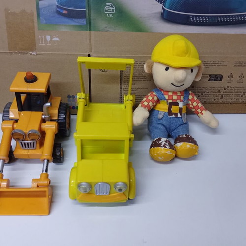 Bob the Builder vintage toy set used with wear