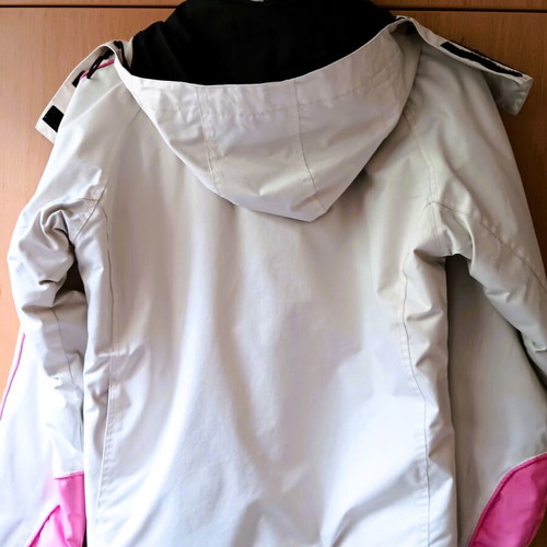 Puma sports jacket used, size S, beige with pink details