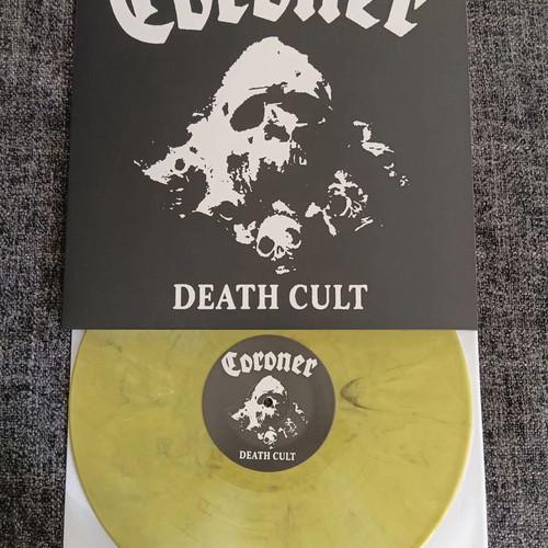 Coroner Death Cult vinyl LP yellow, new metal album