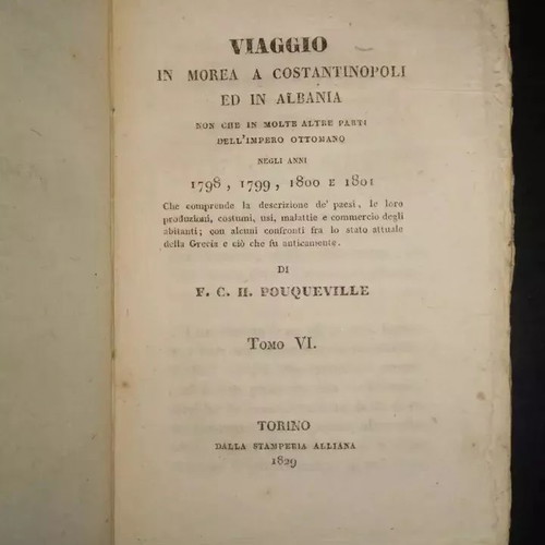 1829 travel book used, history of Constantinople