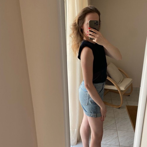 Zara black crop top like new, size M