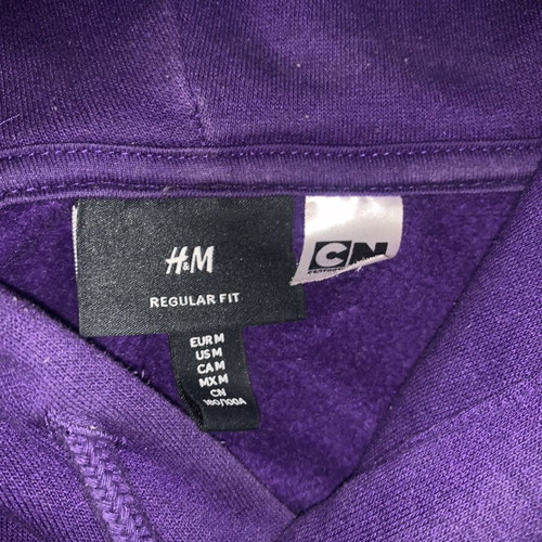 Rick and Morty hoodie medium from H&M like new, purple