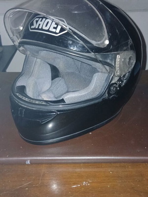 Shoei Raid II helmet used, black glossy with pinlock visor