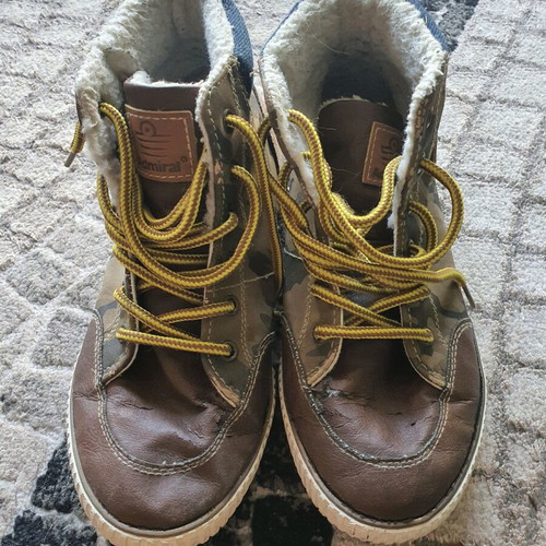 Admiral kids boots used, brown, size 34