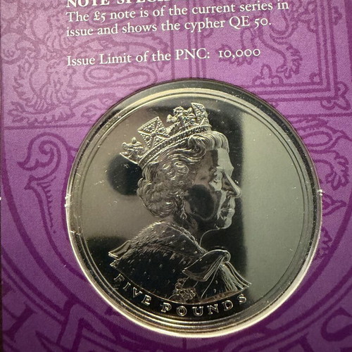 Golden Jubilee Commemorative Cover new, Queen Elizabeth II 50th Anniversary