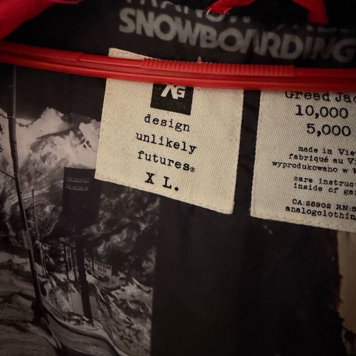 Analog snowboard jacket XL like new