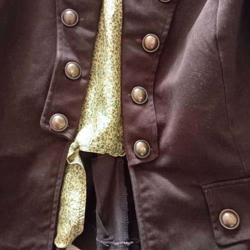 "NO NAME Athens" Mid-Length Military Chic Style Jacket like new, brown