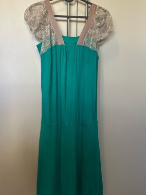Erotokritos midi dress with inner lining, new, size No1, 100% rayon