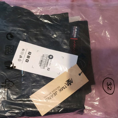 Chino pants new, black, size 32 with zipper